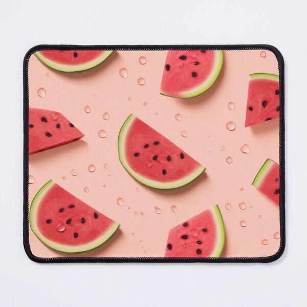 Item preview, Watermelon slices on pink background designed and sold by Zhaphiraccu.