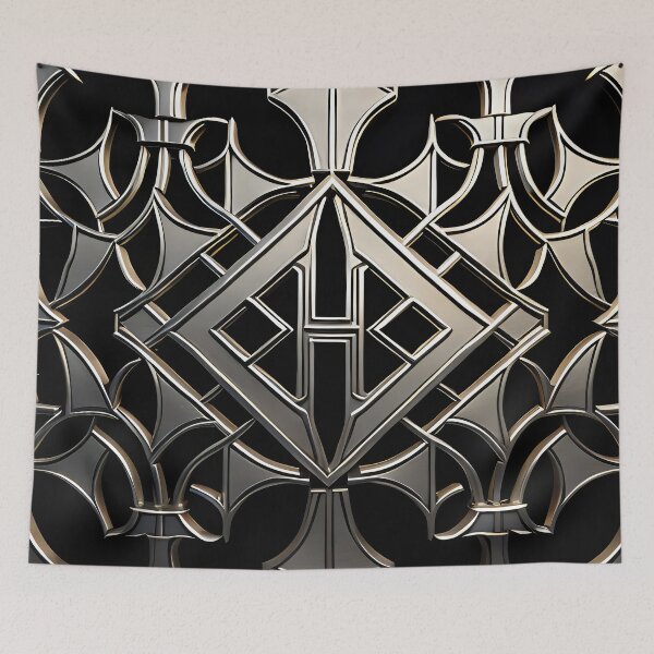 Item preview, Silver art deco 016 designed and sold by fleesphotos.