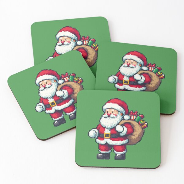 Item preview, 8-bit Santa Claus designed and sold by greggfriedrice.