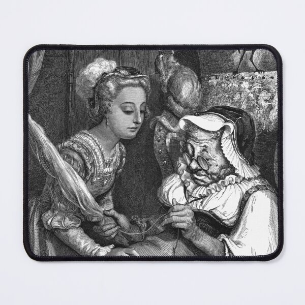 Item preview, The Princess and the Spindle - Gustave Dore designed and sold by forgottenbeauty.