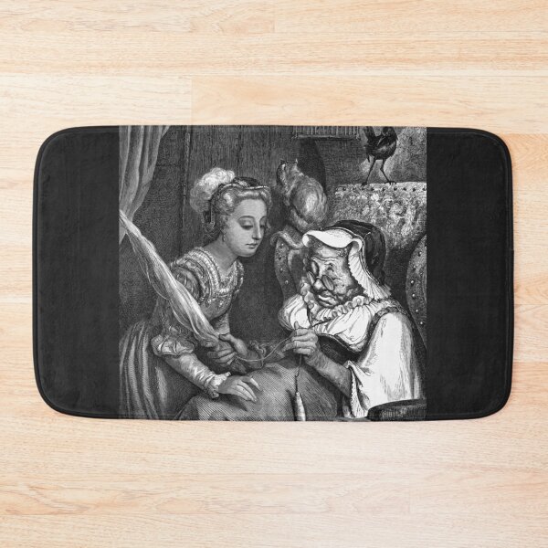 Item preview, The Princess and the Spindle - Gustave Dore designed and sold by forgottenbeauty.