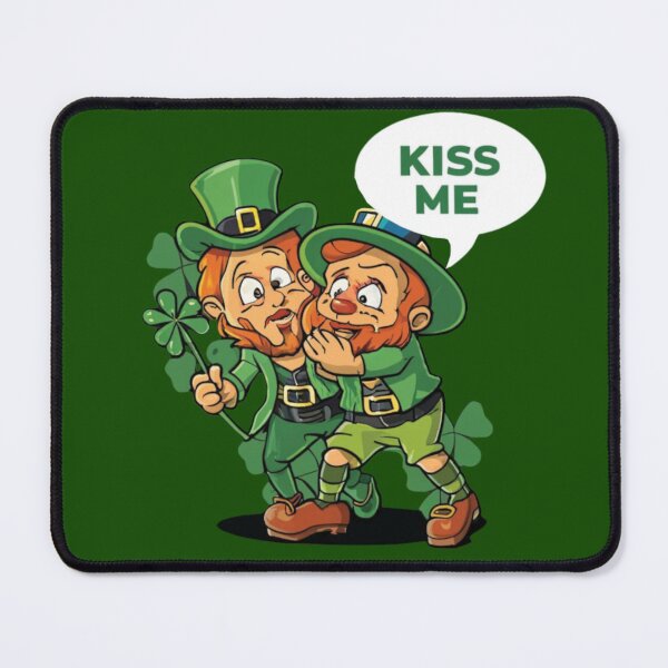 Item preview, Whimsical Leprechaun Love: KISS ME designed and sold by Sensepiphoria.