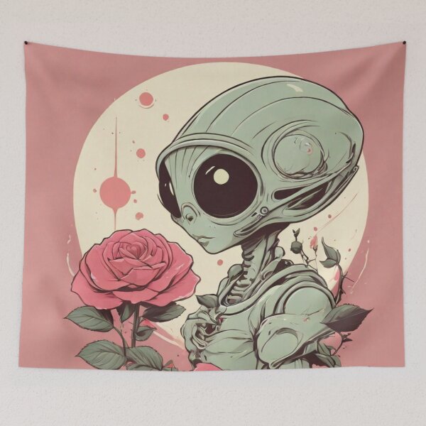 Item preview, alien pink rose designed and sold by martin max.