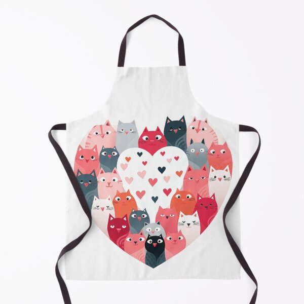 Item preview, Purrfect love, kittens forming a heart with love designed and sold by BeatsNShirts.