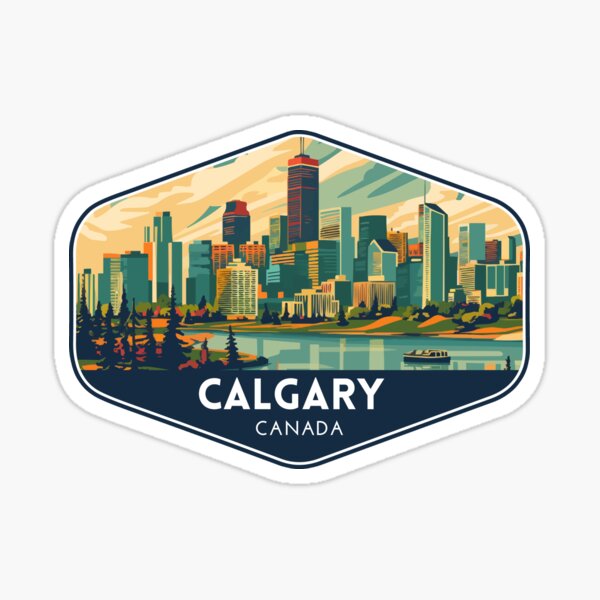 Item preview, Calgary Canada Travel Art designed and sold by electricninja.