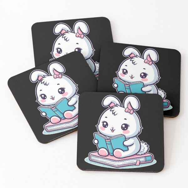 Item preview, Cute rabbit reading book  designed and sold by InfiniteZone1.