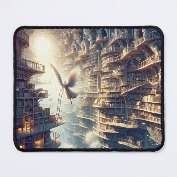 Item preview, The Infinite Library of Dreams designed and sold by Cosmic Cartographers.
