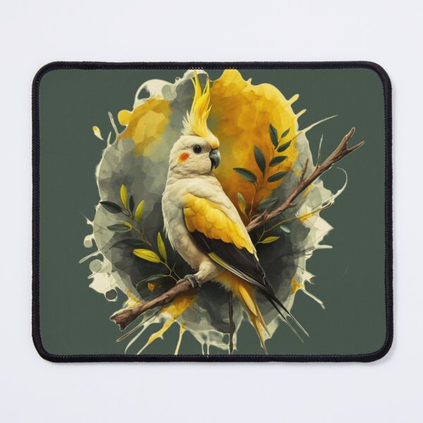 Item preview, Vibrant white and yellow cockatoo designed and sold by NiRia Spot.