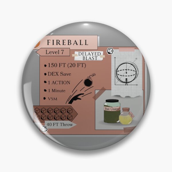 Item preview, Delayed Blast Fireball designed and sold by Marissa Brown.