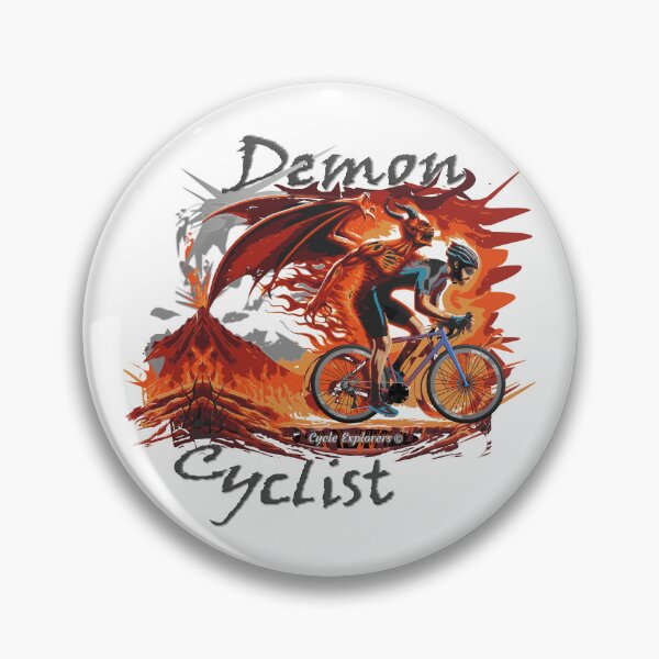 Item preview, Demon Cyclist designed and sold by cycleexplorers.