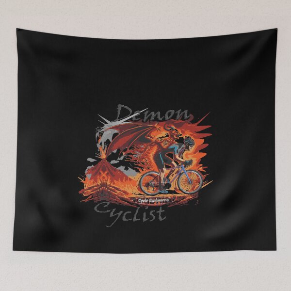 Item preview, Demon Cyclist designed and sold by cycleexplorers.