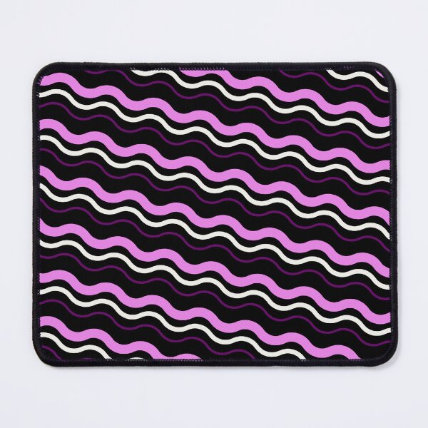 Item preview, Purple Tri Wave Parallel Curved Lines Boundless Decor designed and sold by Alchemy-A-La-G.