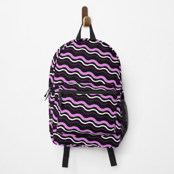 Item preview, Purple Tri Wave Parallel Curved Lines Boundless Decor designed and sold by Alchemy-A-La-G.