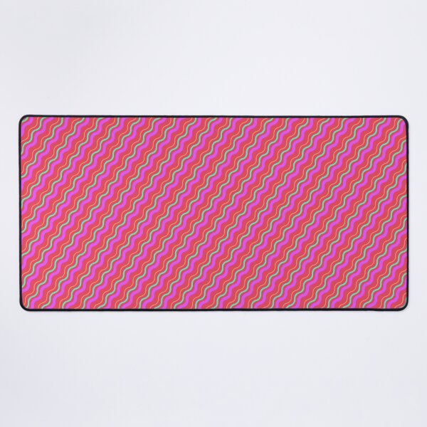 Item preview, Red Tri Wave Parallel Curved Lines Boundless Decor designed and sold by Alchemy-A-La-G.