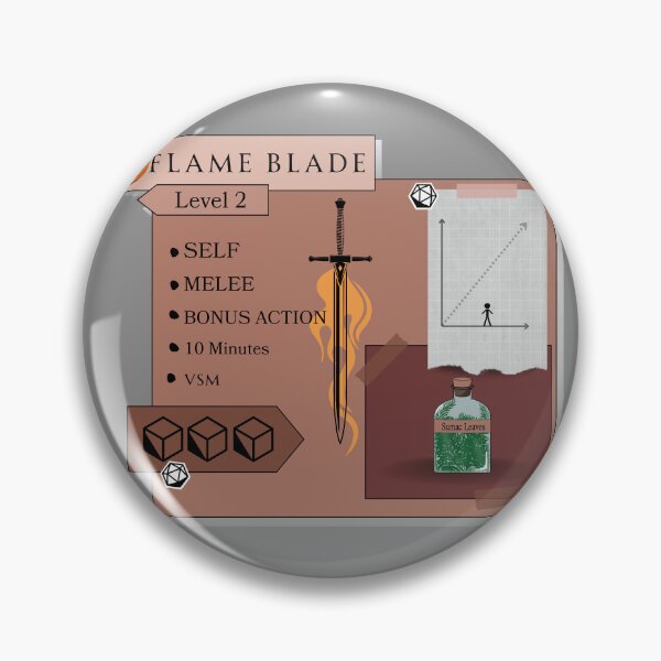 Item preview, Flame Blade designed and sold by Marissa Brown.