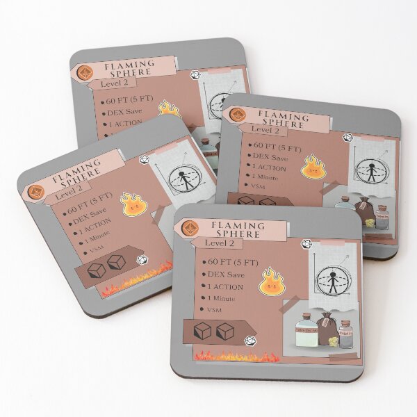 Item preview, Flaming Sphere designed and sold by Marissa Brown.