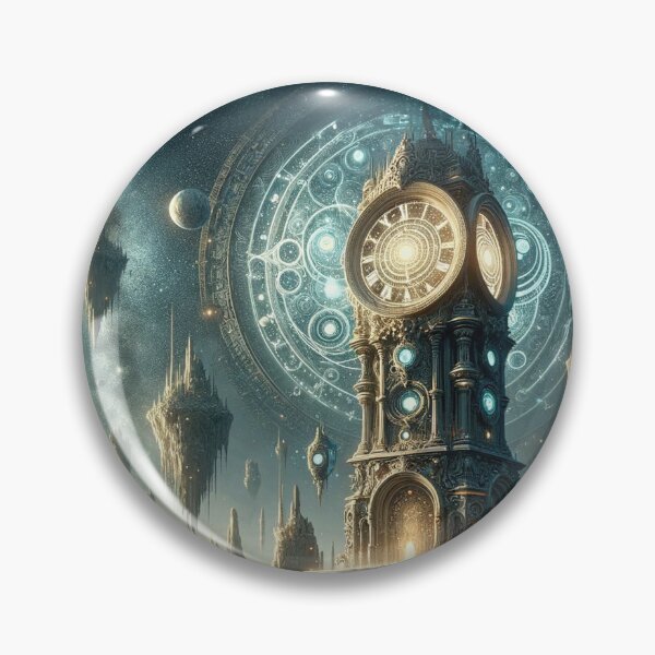 Item preview, The Clock Tower of Eternity designed and sold by Cosmic Cartographers.