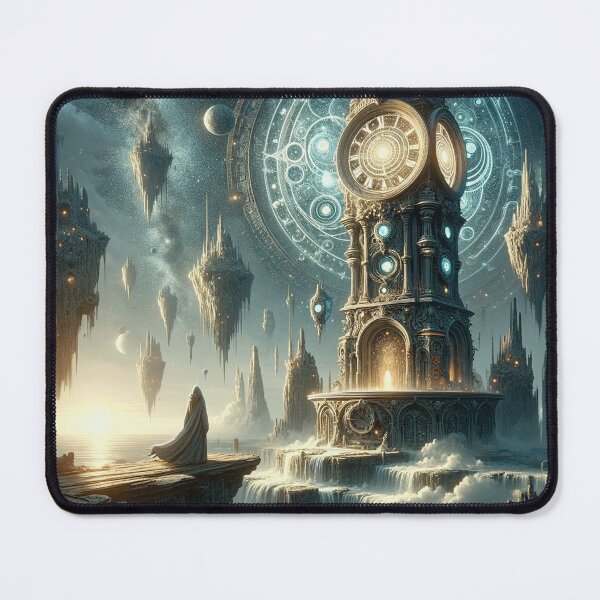 Item preview, The Clock Tower of Eternity designed and sold by Cosmic Cartographers.