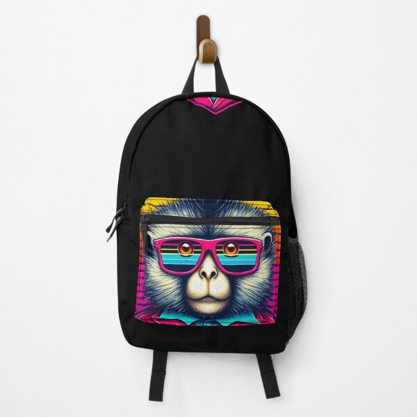 Item preview, Retro Monkey Madness: 80s Funky Style with Sunglasses designed and sold by Lososko.