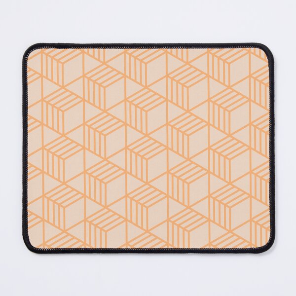 Item preview, Orange Diamond Lines Continuing Outline Peach Boundless Decor designed and sold by Alchemy-A-La-G.