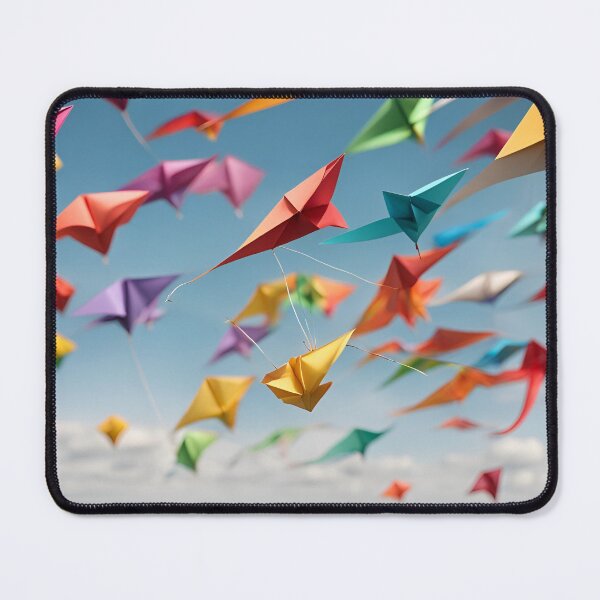 Item preview, Origami Art - Dancing Colours in the Wind: A Symphony of Kites Soaring High designed and sold by ArtfulFolds.