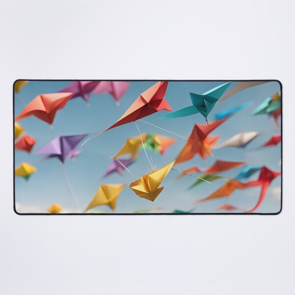 Item preview, Origami Art - Dancing Colours in the Wind: A Symphony of Kites Soaring High designed and sold by ArtfulFolds.