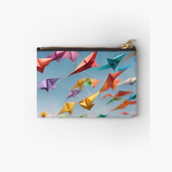 Item preview, Origami Art - Dancing Colours in the Wind: A Symphony of Kites Soaring High designed and sold by ArtfulFolds.