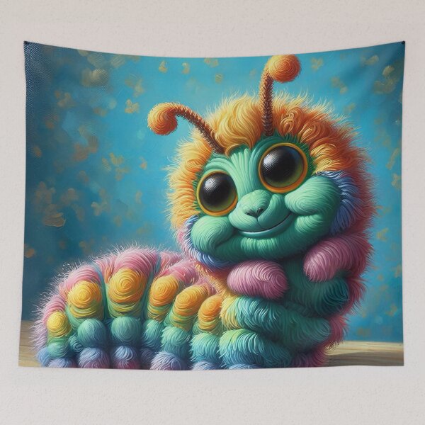 Item preview, Swirling splendor of color: the bizarre caterpillar designed and sold by Girih.