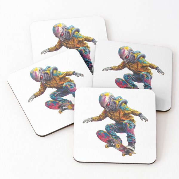 Item preview, Alien skater designed and sold by Lap1nBlanc.