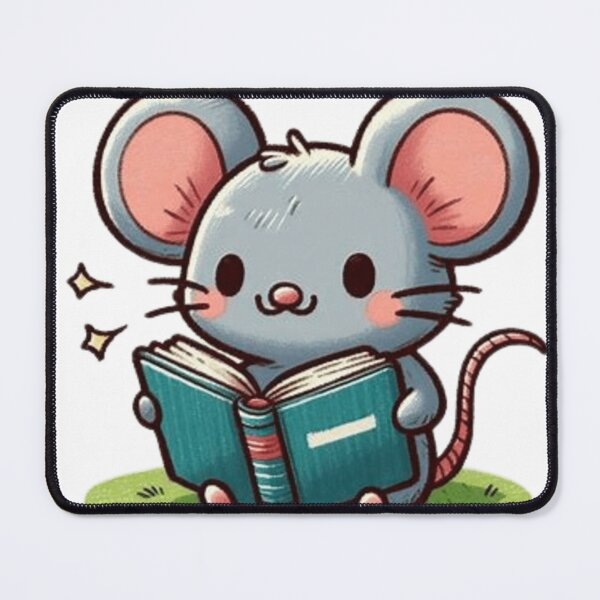Item preview, Back to school mouse reading books designed and sold by Culmika.