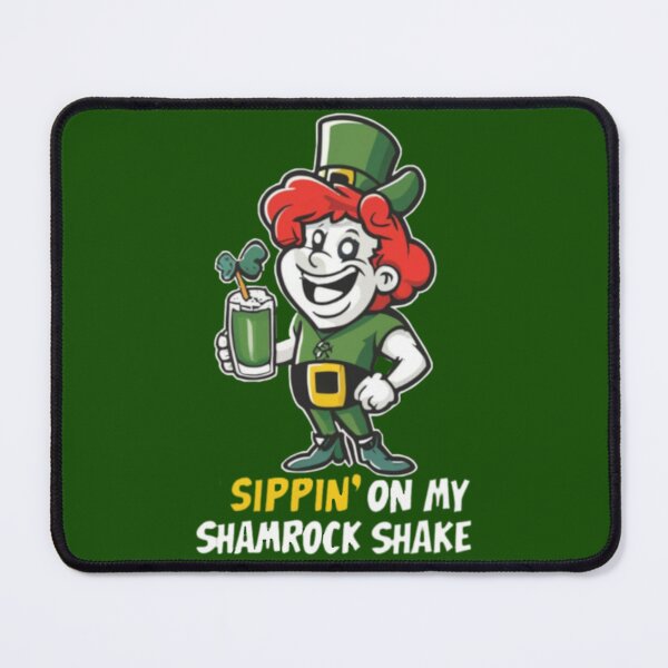 Item preview, Lucky Leprechaun with Shamrock Shake - St. Patrick's Day designed and sold by Sensepiphoria.