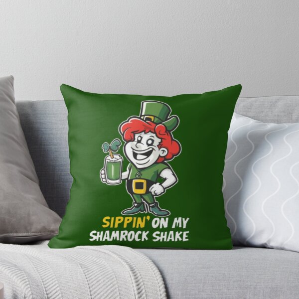 Item preview, Lucky Leprechaun with Shamrock Shake - St. Patrick's Day designed and sold by Sensepiphoria.