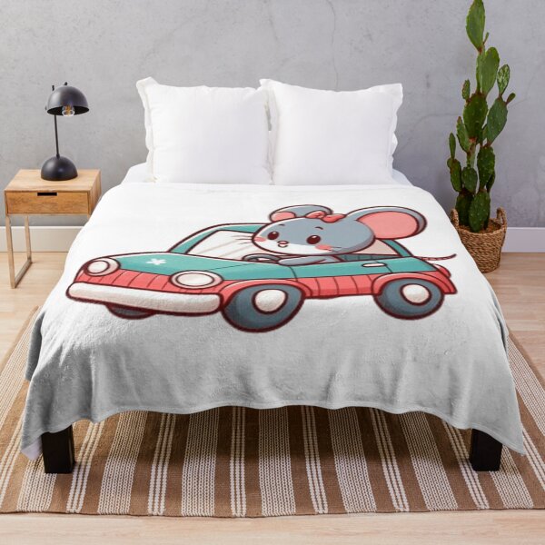 Item preview, Cute mouse driving a car designed and sold by Culmika.