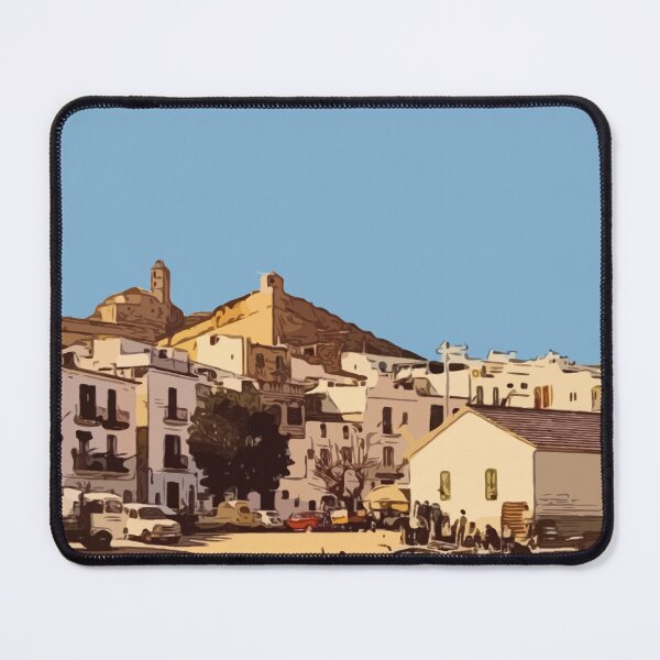 Item preview, Ibiza town poster print designed and sold by Simply The West Prints.