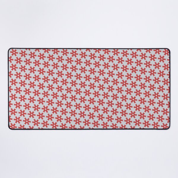 Item preview, Red & Grey Hexagon Snowflake Star Replicating Boundless Decor designed and sold by Alchemy-A-La-G.