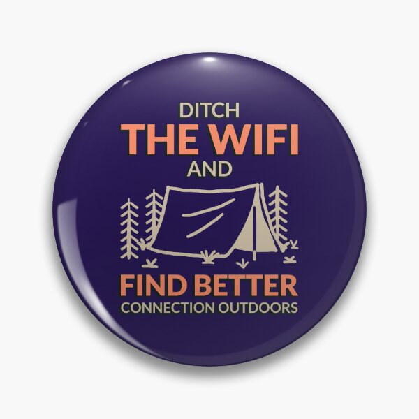 Item preview, lets drop the wi-fi and connect with the nature.  designed and sold by ninjapineapple.