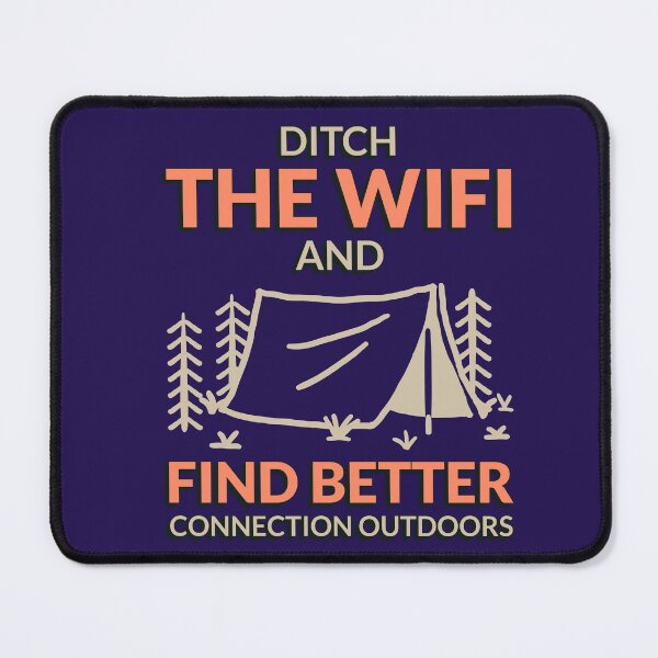 Item preview, lets drop the wi-fi and connect with the nature. designed and sold by ninjapineapple.