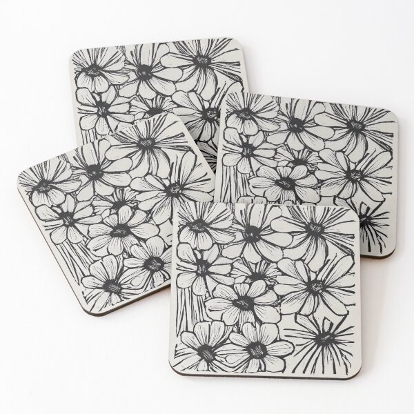 Item preview, White wildflowers designed and sold by piotrkalisz73.