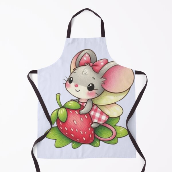 Item preview, Cute mouse fairy with a strawberry  designed and sold by Culmika.