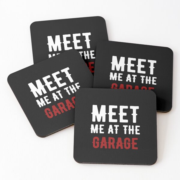 Item preview, Meet Me at the Garage red designed and sold by Weknes.