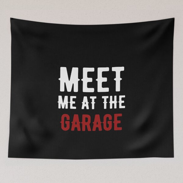 Item preview, Meet Me at the Garage red designed and sold by Weknes.