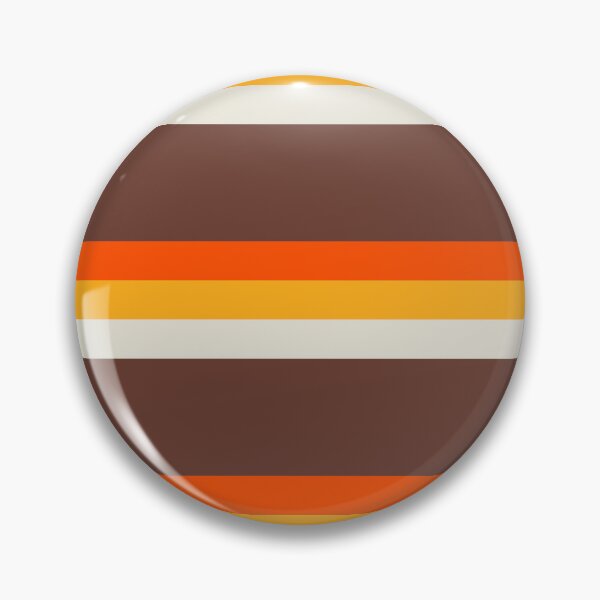 Item preview, Retro vintage color stripes - orange yellow brown designed and sold by TalBright.