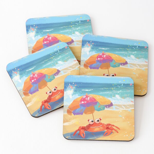 Item preview, Colorful Crab Scuttle designed and sold by cute-animals99.