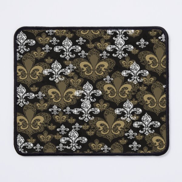 Item preview, Fleur De Lis Black and Gold designed and sold by BerryBerryBaby.