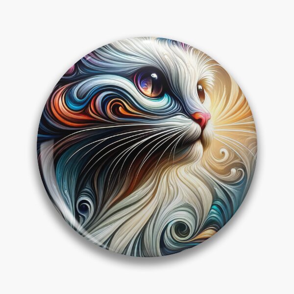 Item preview, Mystical Whimsy Abstract Visions of Feline Fantasy designed and sold by ArtComixHaven.