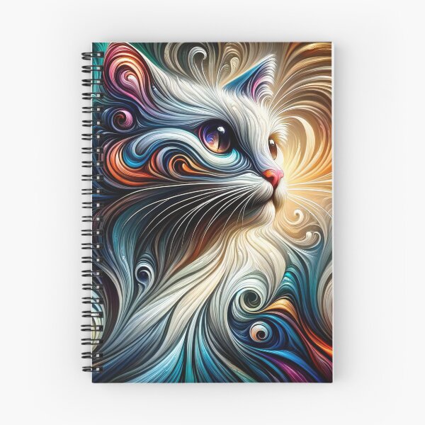 Item preview, Mystical Whimsy Abstract Visions of Feline Fantasy designed and sold by ArtComixHaven.