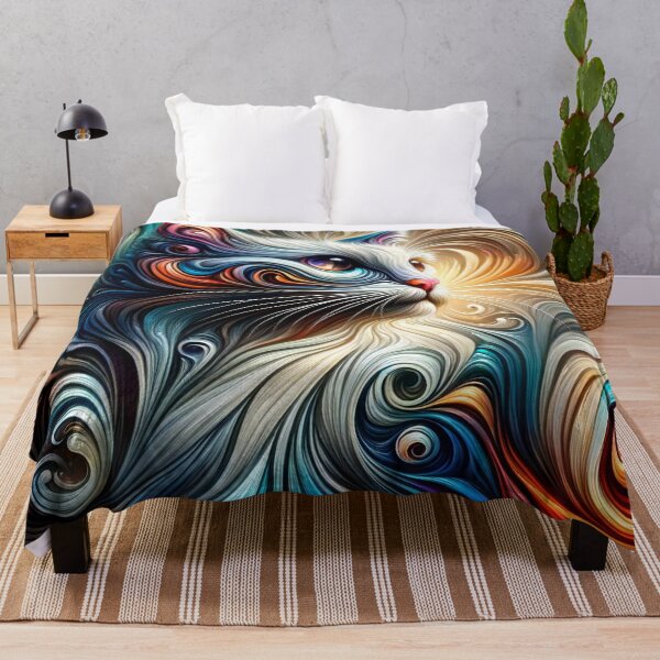 Item preview, Mystical Whimsy Abstract Visions of Feline Fantasy designed and sold by ArtComixHaven.