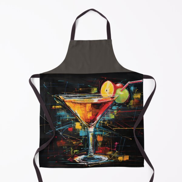 Item preview, Martini Serenade- A Noir Canvas of Exquisite Flavors AI Generated designed and sold by OlfactoART Studio.