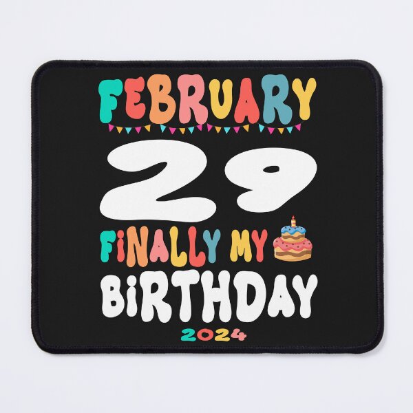 Item preview, Leap Year 2024 Its Finally My Birthday February 29 Rare Birthday 29th funny groovy design Leap Day Laughter for Leap Year 2024 designed and sold by Latifay.