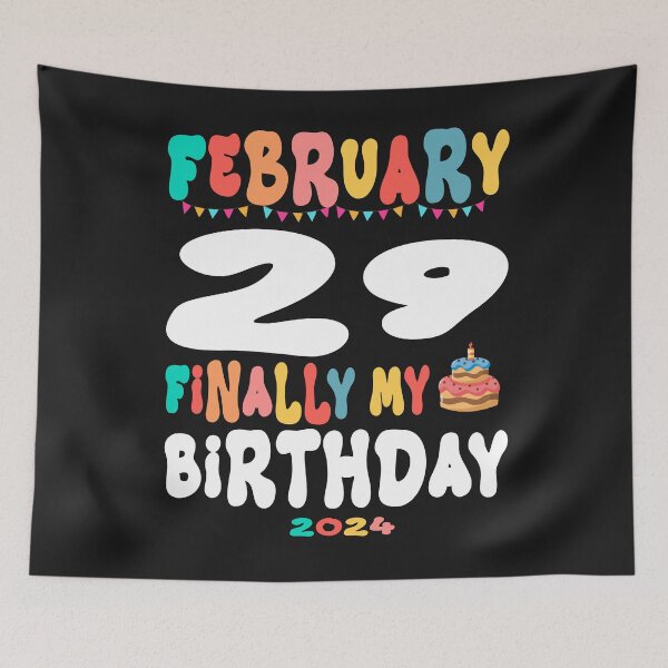Item preview, Leap Year 2024 Its Finally My Birthday February 29  Rare Birthday 29th   funny groovy design Leap Day Laughter for Leap Year 2024 designed and sold by Latifay.